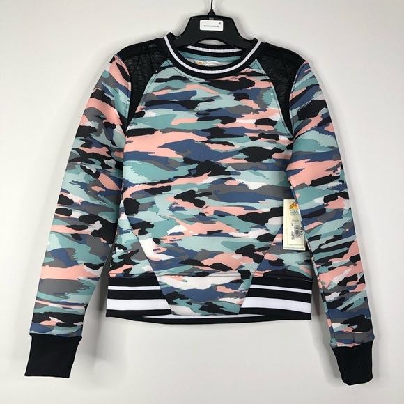 C&C California Blue Pastel Camo Scuba Pullover - Picture 3 of 9